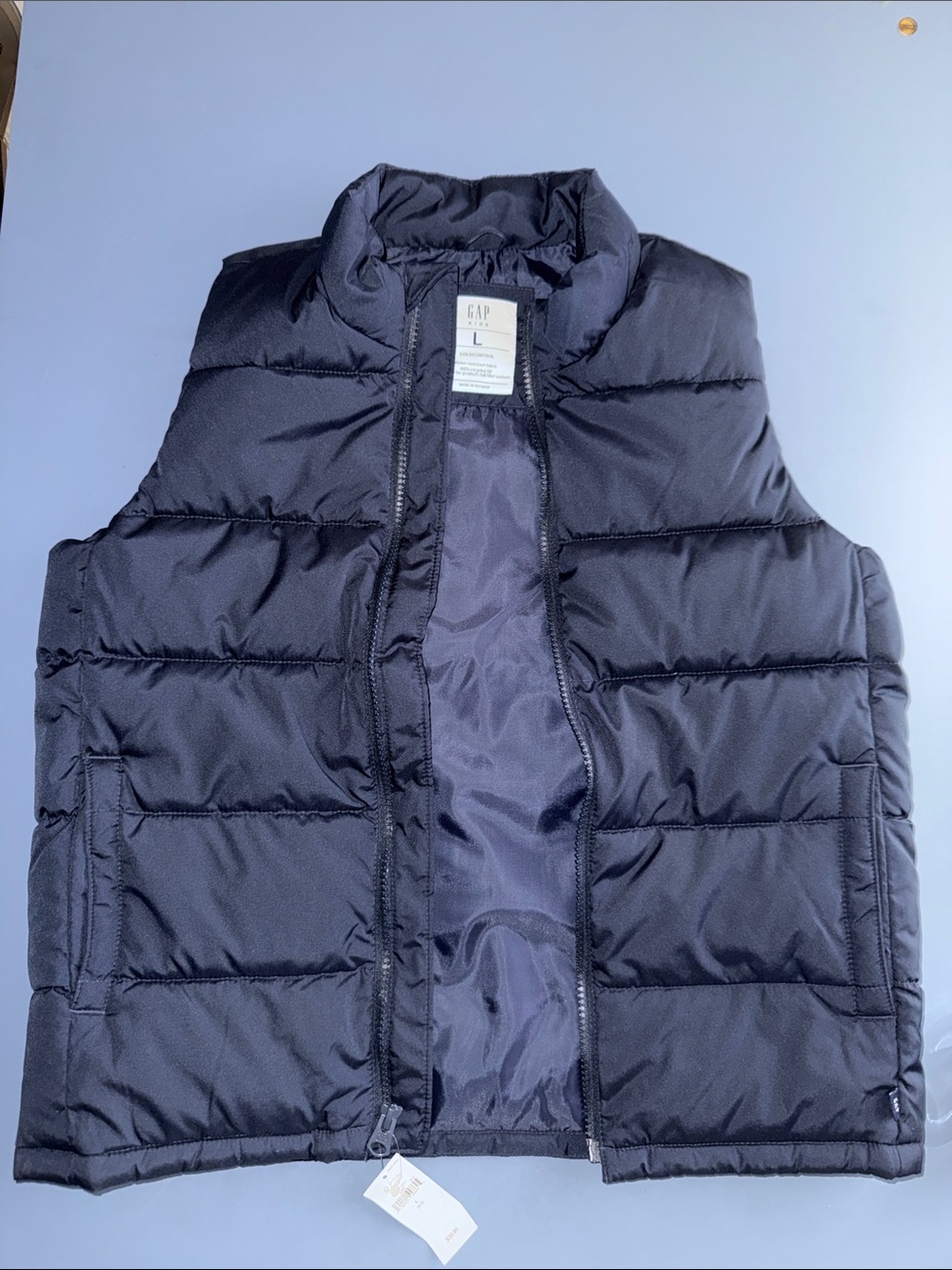 GAP Kids Navy Quilted Puffer Vest